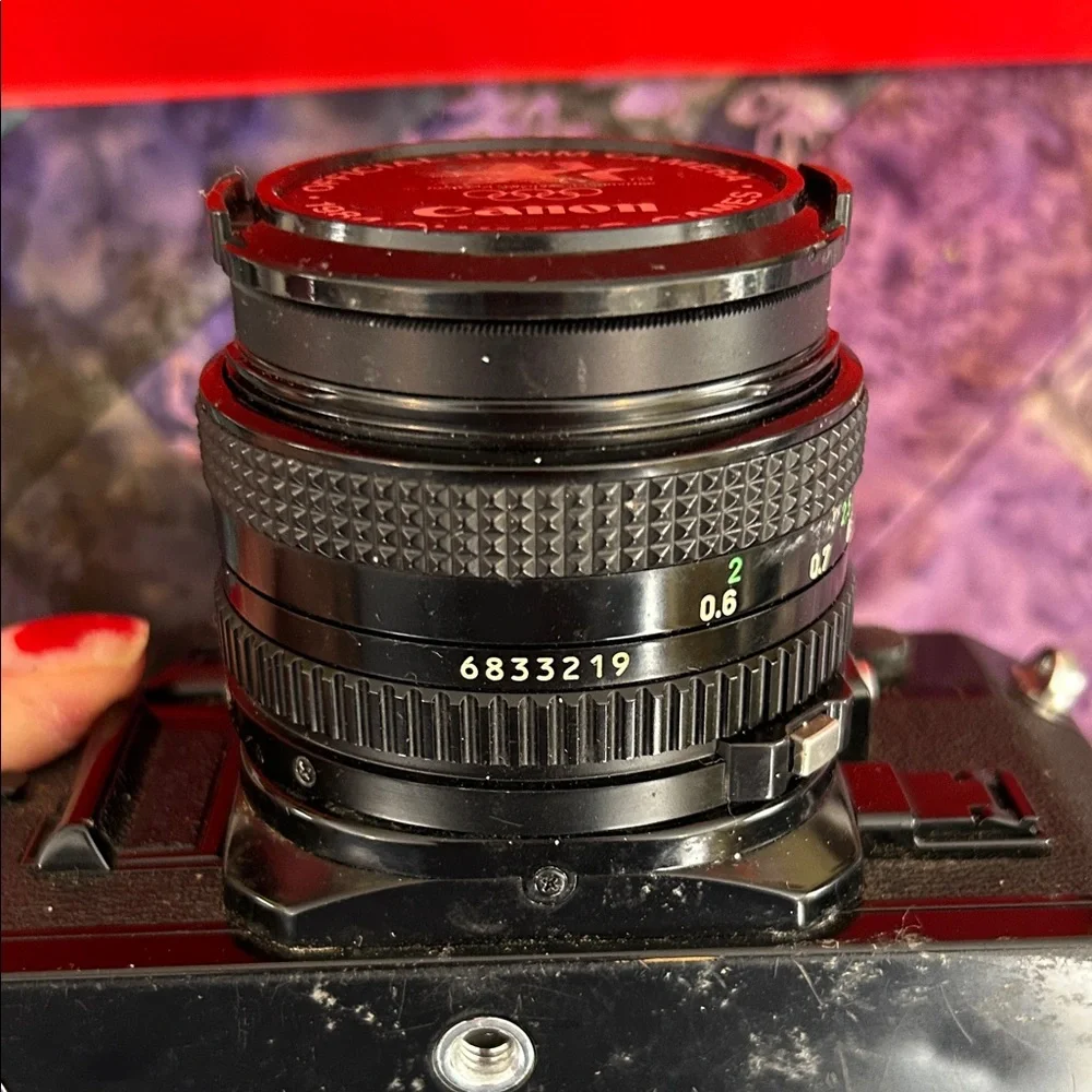 Canon A-1 Black 35mm Film Camera